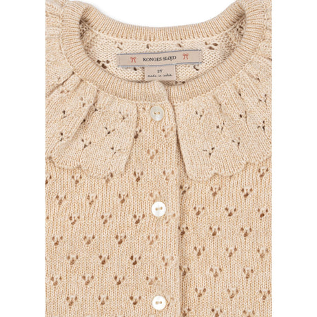 Konges Sløjd Buttercream Holiday Knit Cardigan