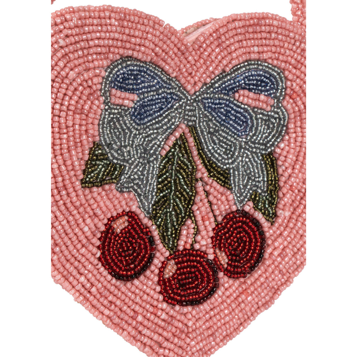 Konges Sløjd Amarena Beaded Heart Bag