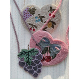 Konges Sløjd Amarena Beaded Heart Bag