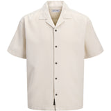 Jack & Jones Junior Moonbeam Jjglobal Waffle Resort Shirt Ss Mp Jnr