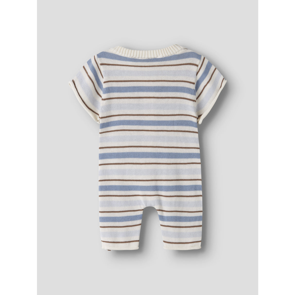 Lil'Atelier Coconut Milk Dusty Blue Nbmhito Ss Knit Suit Lil