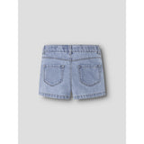 Name It Light Blue Denim Anglaise Nmfrose Mom Dnm Anglai Shorts 1026-Ov H