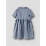 Name It Medium Blue Denim Nmfpoppy Dnm Dress 5011-Ov H