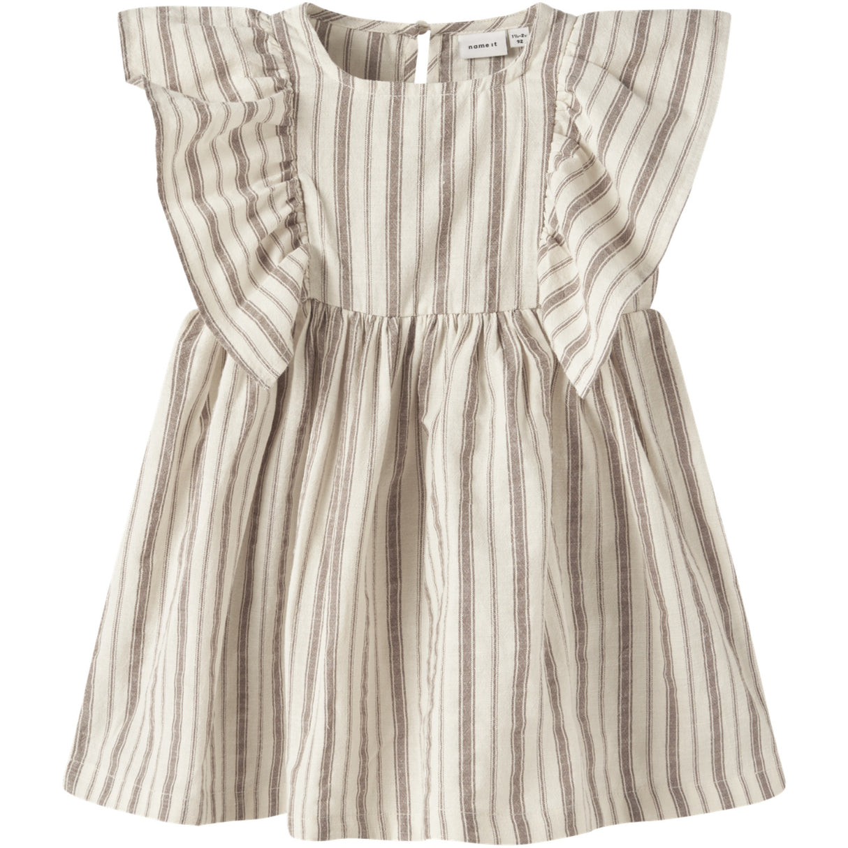 Name It Almond Milk Brown Lentil Nmfhimali Capsl Dress