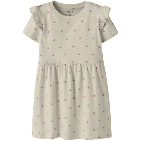 Name It Almond Milk Nmfhannis Cap Sl Dress