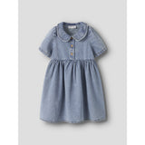 Name It Medium Blue Denim Nmfpoppy Dnm Dress 5011-Ov H