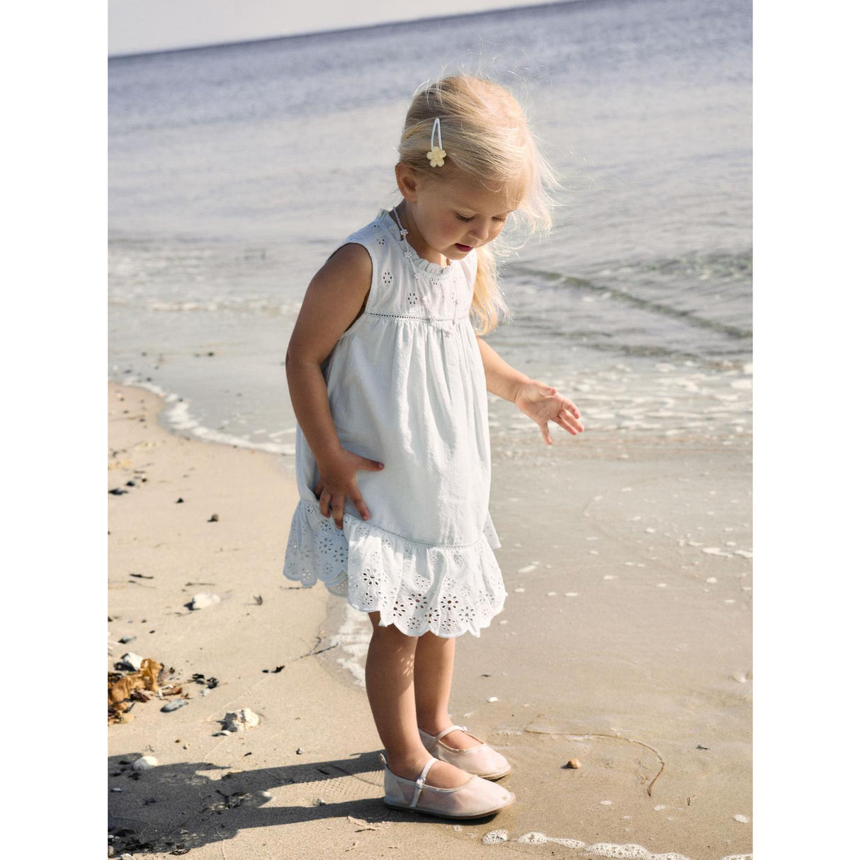 Name It Pale Aqua Nmfhalcyon Sl Dress