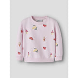 Name It Cradle Pink Nmfjovina Ls Nreg Sweat Unb Box