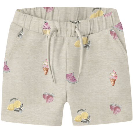 Name It Peyote Melange Nmfjovina Sweat Shorts Unb Box