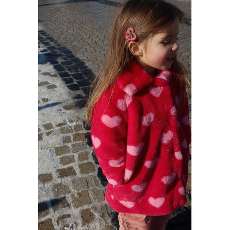 Konges Sløjd Cherry 2 Pack Heart Hair Clips