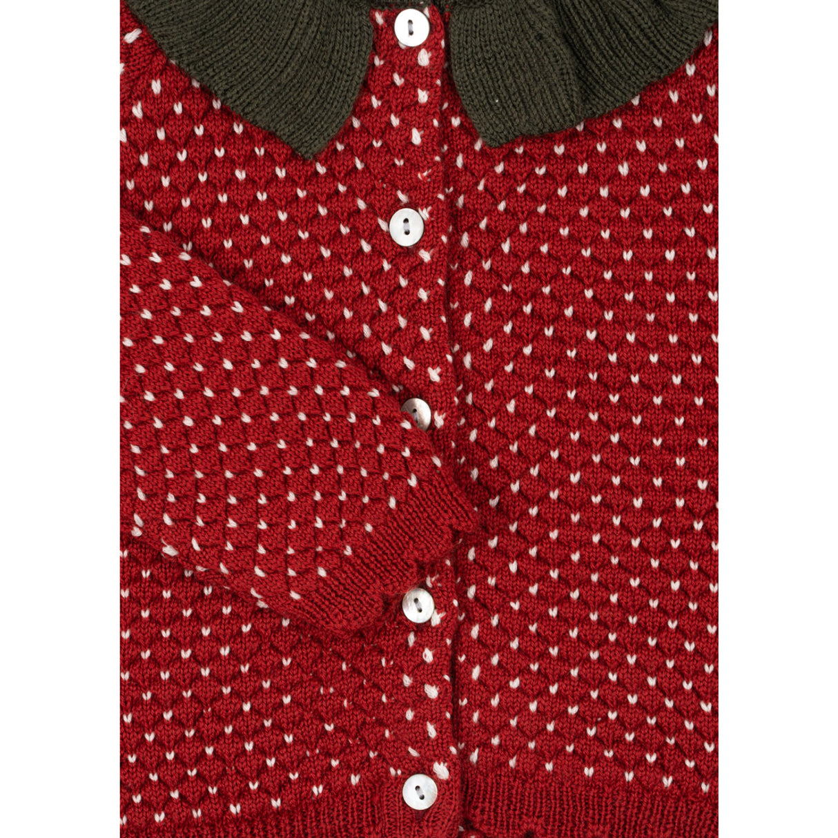 Konges Sløjd Barbados Cherry Strawberry Cardigan