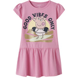 Name It Pink Drink Nmfarina Peppa Ss Dress Cplg
