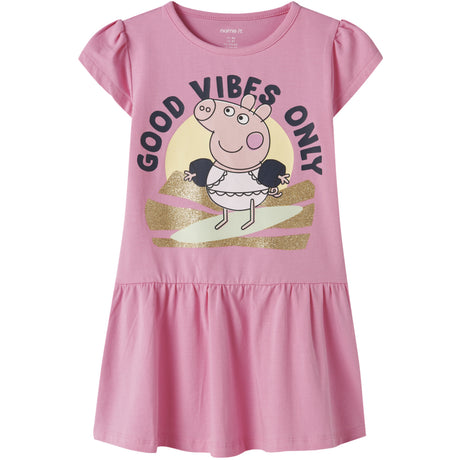 Name It Pink Drink Nmfarina Peppa Ss Dress Cplg