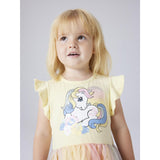 Name It Double Cream Nmfadaja Mlp Ss Tulle Dress Cplg