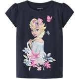 Name It Navy Blazer Nmfmeri Frozen Ss Top Box Wdi