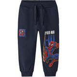 Name It Navy Blazer Nmmalbie Spider Nreg Swe Pants Unb Mar