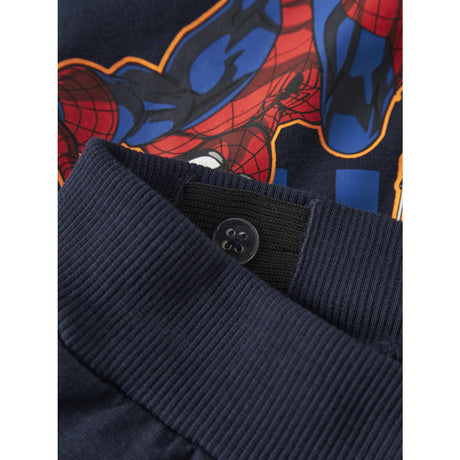 Name It Navy Blazer Nmmalbie Spider Nreg Swe Pants Unb Mar