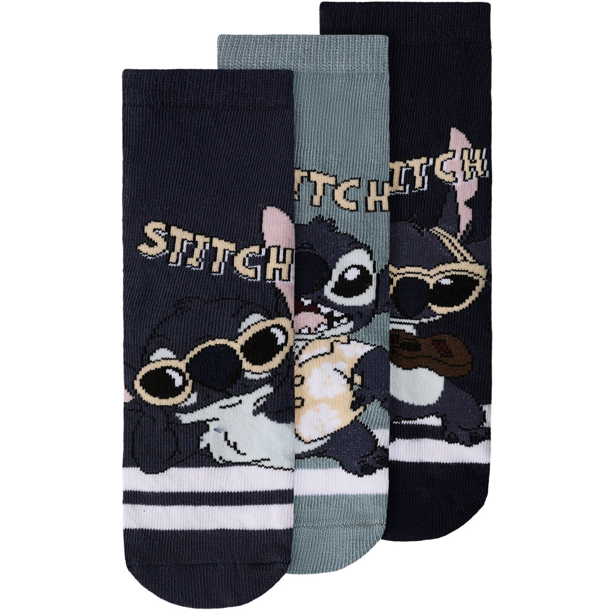 Name It Navy Blazer Nmmarlos Stitch 3P Socks Wdi