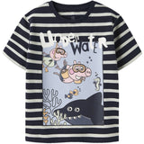 Name It Navy Blazer Nmmarrow Peppa Ss Nreg Top Cplg