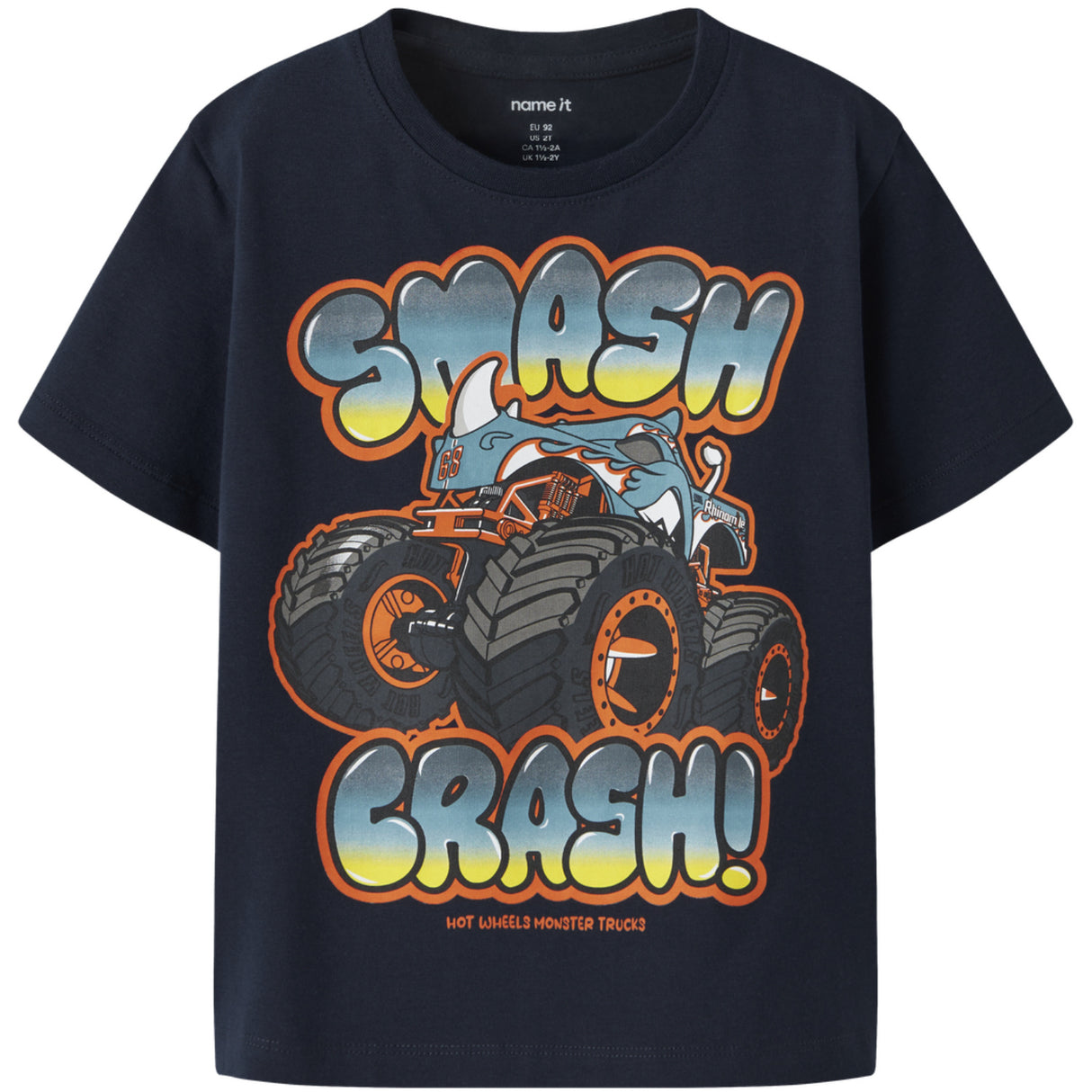 Name It Navy Blazer Nmmmore Hotwheels Ss Nreg Top Box Sky