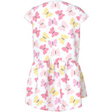 Name It Bright White Pink Butterfly Nmfvigga Capsl Dress F1 Noos