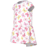Name It Bright White Pink Butterfly Nmfvigga Capsl Dress F1 Noos
