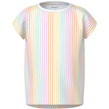 Name It Bright White Cool Stripe Nmfvigga Capsl Top