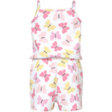 Name It Bright White Pink Butterfly Nmfvigga Strap Suit