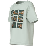 Name It Pale Aqua Dino Squad Nmmvoto Ss Nreg Top