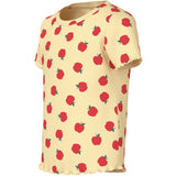Name It Double Cream Apples Nmfvemma Aop Ss Slim Top