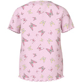 Name It Cradle Pink Butterflies Nmfvemma Aop Ss Slim Top