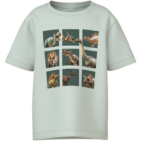 Name It Pale Aqua Dino Squad Nmmvoto Ss Nreg Top
