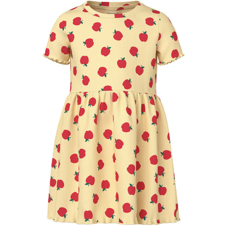 Name It Double Cream Apples Nmfvemma Ss Aop Dress