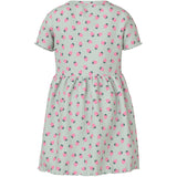 Name It Pale Aqua Strawberries Nmfvemma Ss Aop Dress