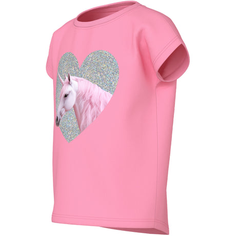 Name It Pink Drink Glitter Unicorn Nmfvotia Capsl Top