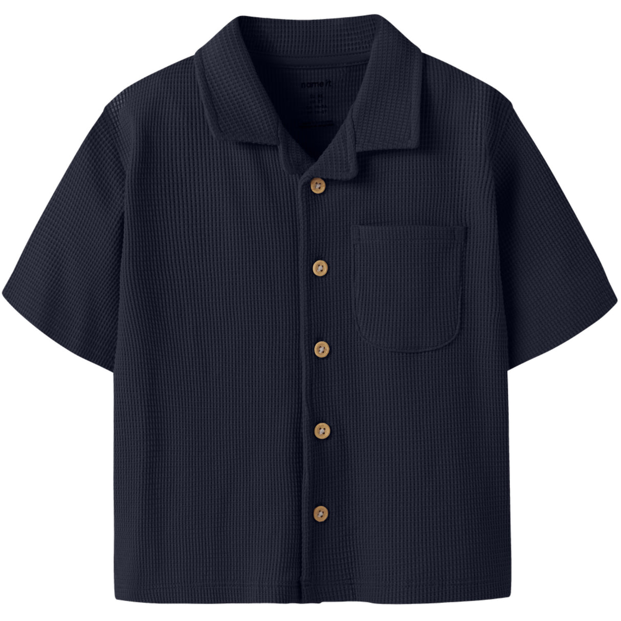 Name It Navy Blazer Nmmharve Ss Nreg Shirt