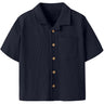 Name It Navy Blazer Nmmharve Ss Nreg Shirt