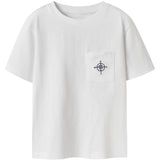 Name It Bright White Nmmheath Ss Nreg Top