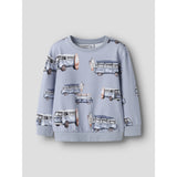 Name It Blue Fog Nmmjaxon Nreg Sweat Unb