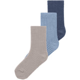 Name It Chateau Gray Nmmnobbu 3P Socks