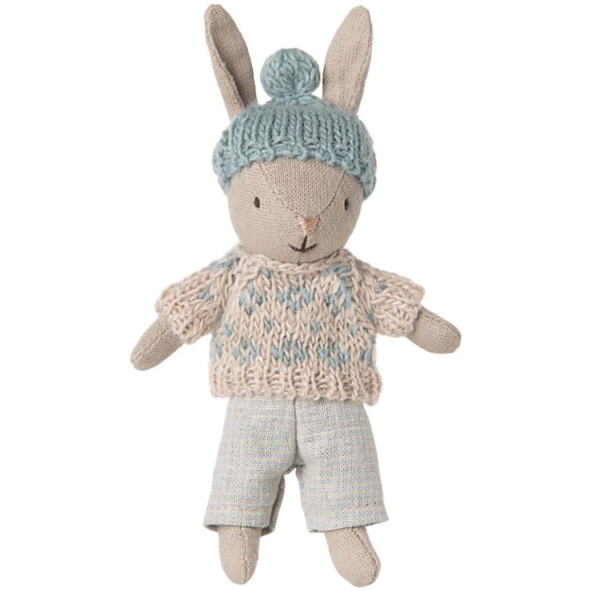 Maileg Vinter Hare, Micro - Sand - Mint