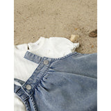 Name It Light Blue Denim Emb Nbfflora Dnm Emb Dress 2017-Yb H