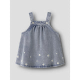 Name It Light Blue Denim Emb Nbfflora Dnm Emb Dress 2017-Yb H