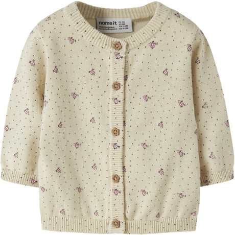 Name It Almond Milk Nbfhide Ls Knit Card