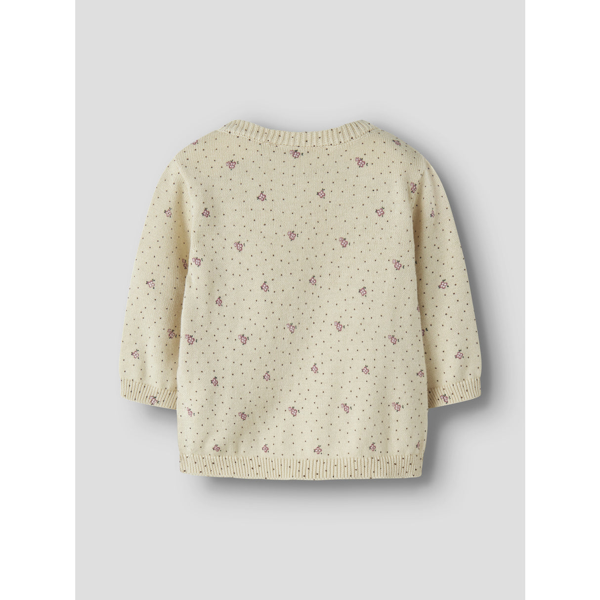 Name It Almond Milk Nbfhide Ls Knit Card