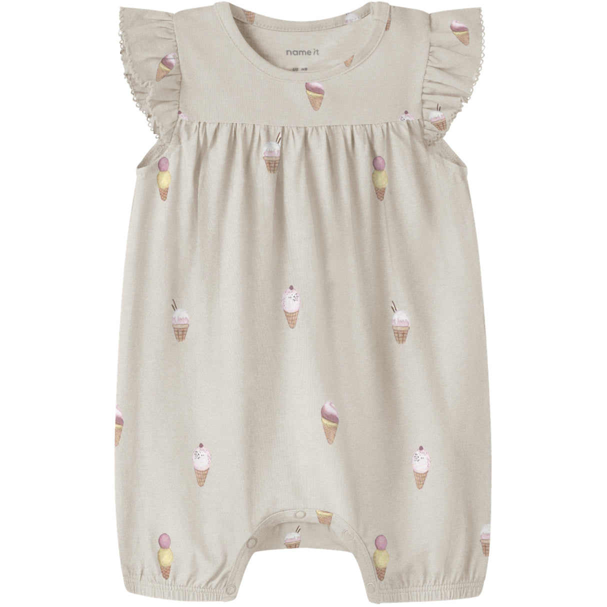 Name It Peyote Melange Nbfjamilia Ss Sunsuit