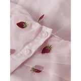 Name It Cradle Pink Strawberries Nbfjulianna Tulle Spencer