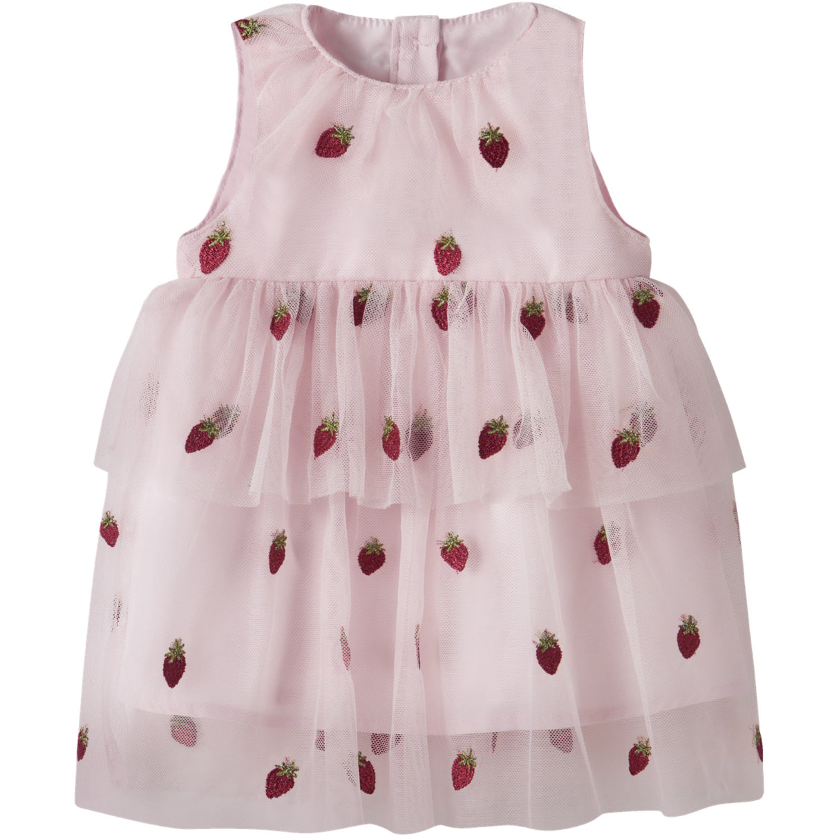 Name It Cradle Pink Strawberries Nbfjulianna Tulle Spencer