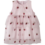 Name It Cradle Pink Strawberries Nbfjulianna Tulle Spencer