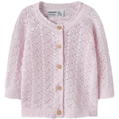 Name It Cradle Pink Nbfjenny Ls Knit Card